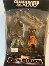 Marvel Legends Infinite Series Guardians Of The Galaxy Rocket Raccoon BAF Groot