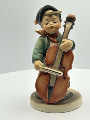 Vintage Goebel Hummel Sweet Music 186 TMK-3 Figurine Boy Cello W. Germany 5''