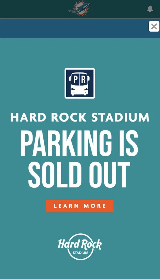 Miami Dolphins vs Cincinnati Bengals Orange Parking Dec. 21st, 2025 - Image 2 of 3