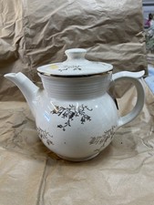 Vintage Pearl China Co. Tea Pot Hand Decorated 22KT Gold