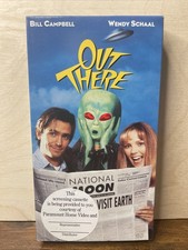 Out There (VHS, 1995) Bill Campbell Wendy Schaal Alien Rare Screener