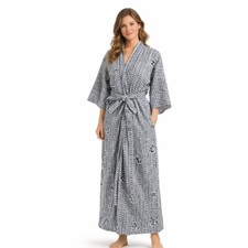 Japanese yukata kimono bathrobe, 100 cotton