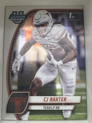 2024 Bowman University Chrome - CJ Baxter #42 Refractor (RC)