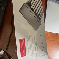 Brydge Stone Pro Thunderbolt 3 USB-C Hub SD/microSD Gray for MacBook