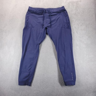 Peter Millar Pants Mens XL Blue Apollo Performance Joggers Drawstring