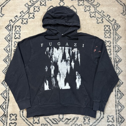 VTG Y2K Fugazi Minor Threat Band punk rock crewneck sweatshirt hoodie Nike L