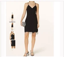 New - Y.A.S. Rinna Dress With decorative gems 20s Flapper Dress - Large