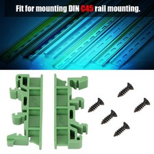 10 sets 35mm PCB Circuit Board Bracket Durable Mounting Bracket for DIN C45 Rail