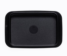 Tupperware Junge Welle Servierplatte schwarz für C21  Butterdose Butter Schatz