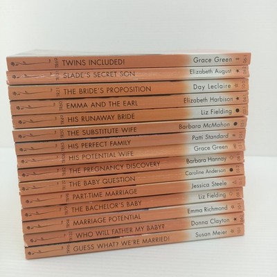 15x Mills & Boon Tender Romance His Runaway Bride Sexy Love Fiction Book Bundle