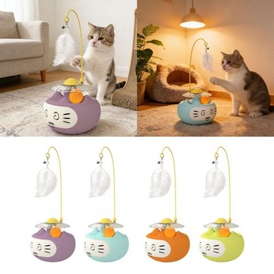 Cat Teaser Stick Self Playing Interactive Toy for Pet Supplies Indoor Cats