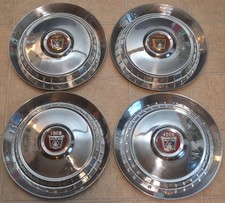 1954 Ford Hubcaps X4 Oem Set Of 15 Wheel Covers Crestline Sunliner Victoria