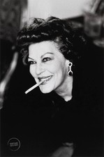 Stampa fotografica vintage Helmut Newton Ava Gardner incisione fotografica ritratto 1984 tappetino 15x20