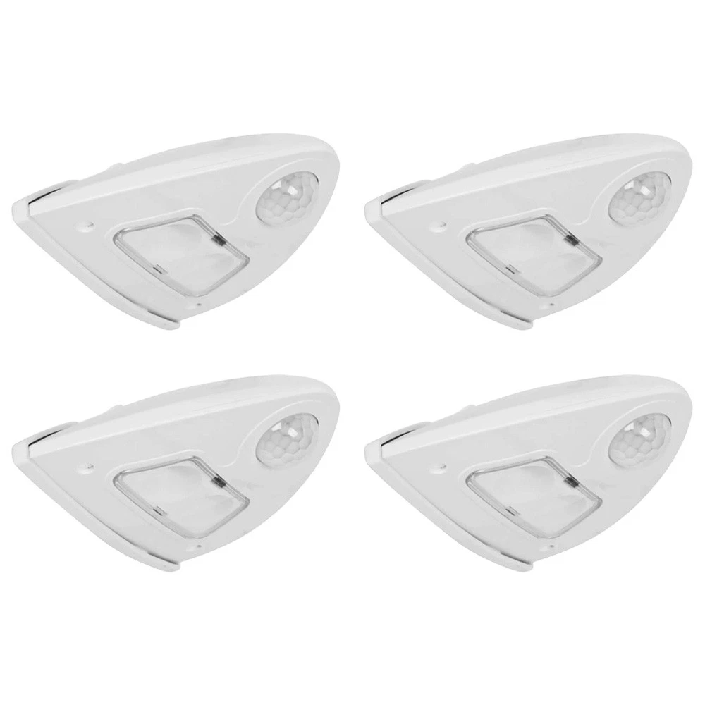 4x Luz Müller LED Luz Exterior Sensor Navalux 0.6W IP54 4000K 3x Batería AA