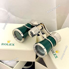 💥 Auction Rolex Green Lacquer Engraved Opera Binoculars Rare Collectible🔥 — photo 5