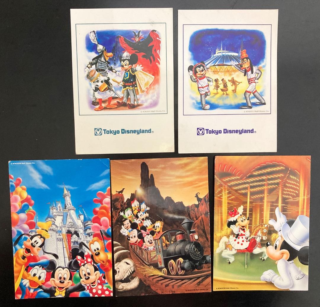 Dinsey Tokyo Disneyland/Retro Postcards 21 Vintage | eBay