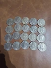 Lot of KENNEDY 1/2 DOLLARS 19 COINS 1972-1997