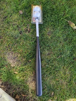 Vintage Sandlot schwarz dick Hartplastikschläger selten Hinterhof Baseball Original Bälle - Bild 1 von 4