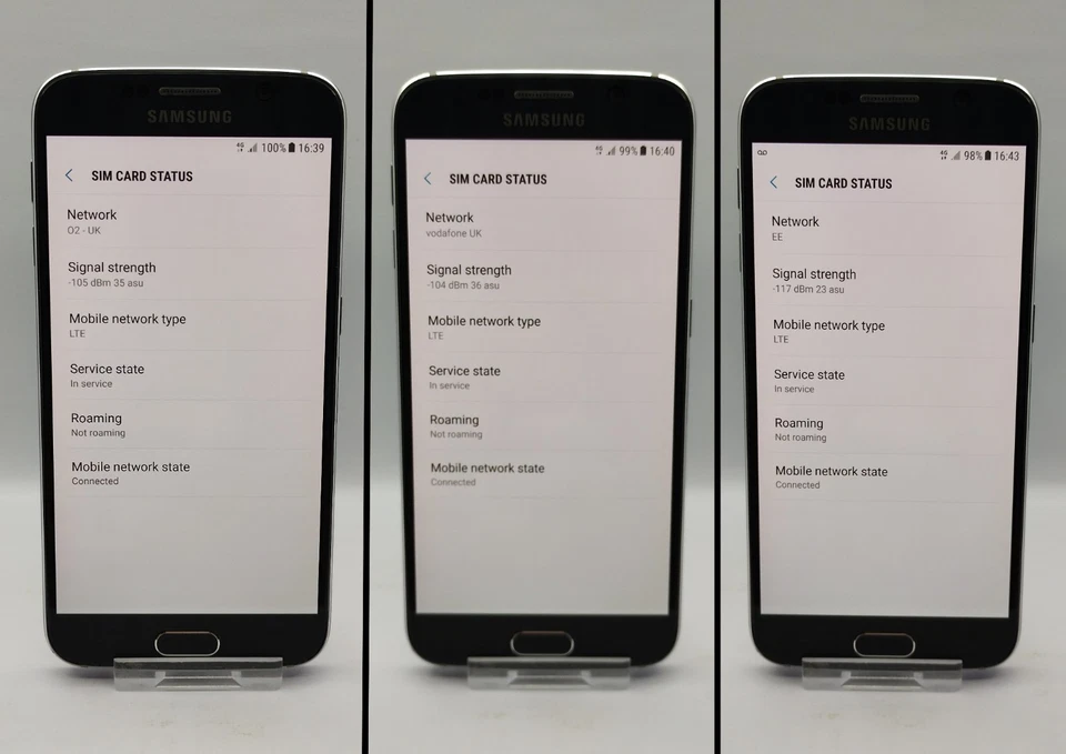 Samsung Galaxy S6 (SM-G920F) 128GB Version Blue Unlocked Good Cond 5.1" 16MP 4G - Image 2 of 4