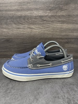 Timberland Newmarket Oxford Boat Shoes Mens Size 7 Blue Top Sider Lace Up