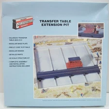 Walthers 933-3132 HO Transfer Table Extension Pit Structure Kit / Box damage
