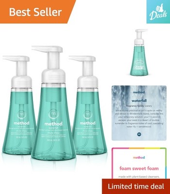 Waterfall Scented Foaming Hand Soap - 10oz Pump Bottles, Eco-Friendly Pack of 3