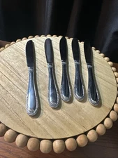 Oneida Stainless Wheat Set Of 5 Dinner Knives 8" Long