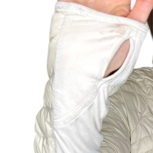 Chaqueta acolchada LULULEMON What The Fluff blanca crema para mujer bien querida defectuosa - Imagen 6 de 10