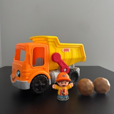 Fisher Price Little People Work Together Dump Truck Construction Worker Figure