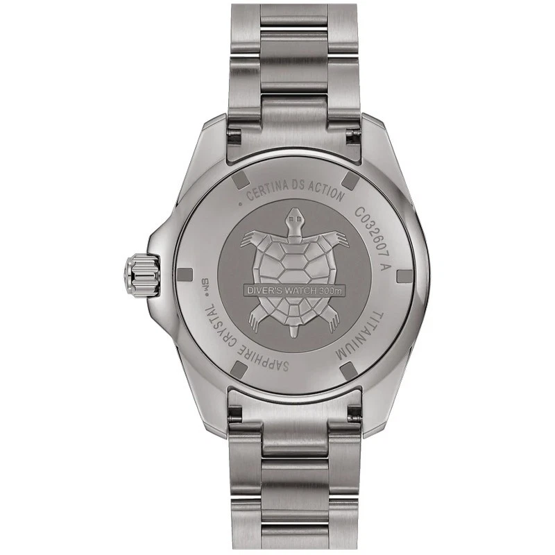 New Certina DS Action Diver 43mm Titanium Men's Watch C0326074405100 - Image 4 of 4