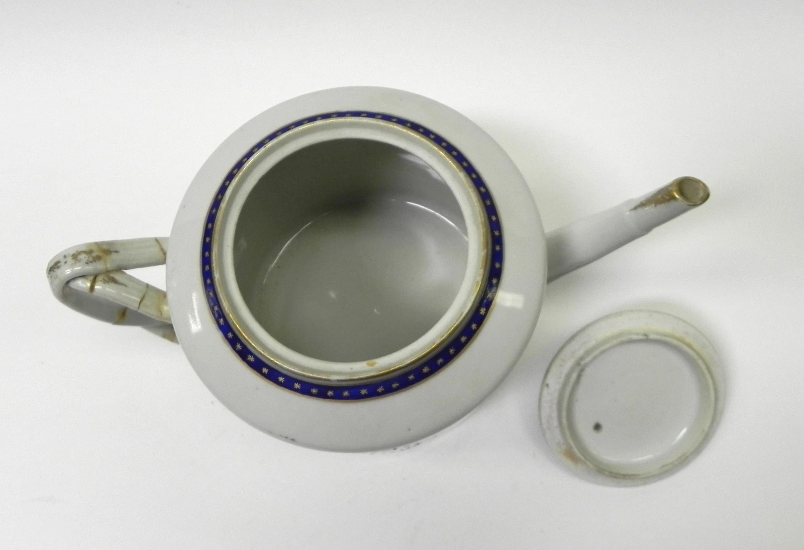 Chinese Export Porcelain Teapot Cup and Saucer - Picture 7 of 12