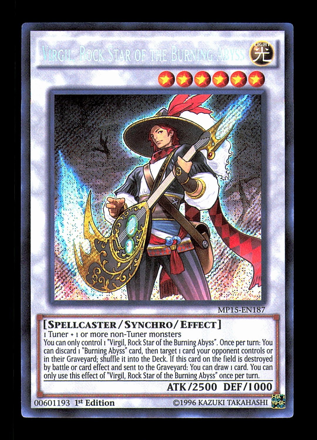 The New Challengers #NECH-EN085 Virgil, Rock Star of the Burning Abyss