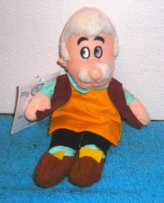 DISNEY STORE EXCLUSIVE PINOCCHIO GEPPETTO 8" PLUSH BEAN BAG TOY NEW