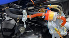 PW50 RED FUEL LINE with FILTER--Petcock to Carb  Buy 2 for discount
