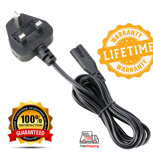 UK Mains Power Lead Cable Cord For Bodi-Tek Vibration Plate 2pin - Picture 1 of 1