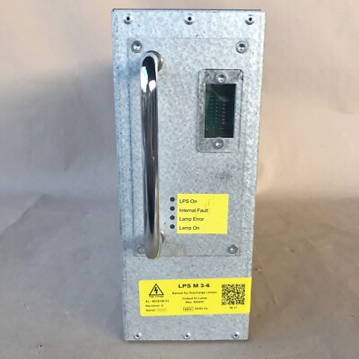 ALFA LAVAL LPS M 3-6 LAMP POWER SUPPLY 901214601 BALLAST DISCHARGE LAMPS REV 2