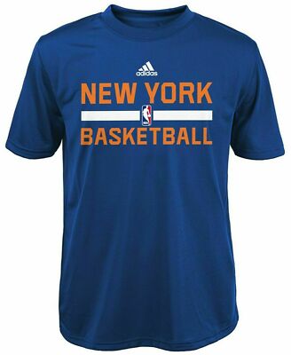adidas New York Knicks Practice Wear Graphic T-Shirt, Big Boys (8