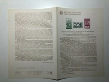 1958 Bollettino Illustrativo XL Anniversario della Vittoria