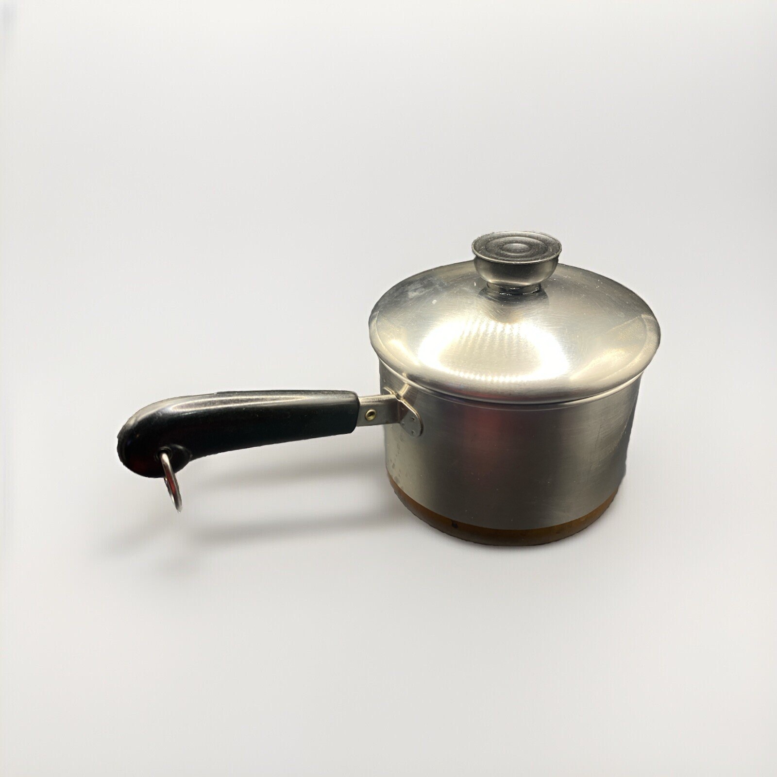 Revere Ware 1801 1- 1/2 Quart Qt Copper Clad Sauce Pan Pot w Lid Clinton IL