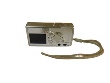 Canon PowerShot SD20 Silver 5MP Ultra Compact Digital ELPH Camera Untested