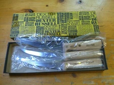 UNUSED NOS VTG USA LOT DEXTER RUSSELL BONING SKINNING KNIVES ORIGINAL BOX S31G6
