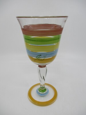 GAIL PITTMAN CREATION GOBLET  - 7 3/4''  0612E