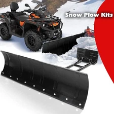 45 Inch Snow Plow Heavy Duty Universal Steel Blade Adjustable Kit for ATV UTV