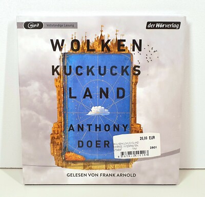 Hörbuch - Wolkenkuckucksland - Anthony Doerr (2 mp3 CDs) - Neu & OVP