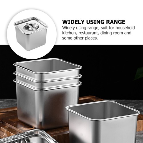 Stainless Steel Taste Cup Salt and Spice Container Condiment Holder - Picture 4 of 12