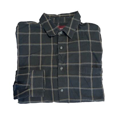 Merona Men's Dress Button Down Collared Shirt Size XL GUC