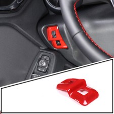 ABS Red Electric Tailgate Switch Cover Trim For Toyota 86/Subaru BRZ 22