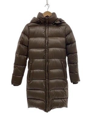 DUVETICA Long Down Jacket 38 Nylon Brown D.043.01.U 1057.R-FGB 