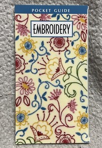 Original EMBROIDERY STITCHES {Pocket Guide} by Leisure Arts 1999 LN