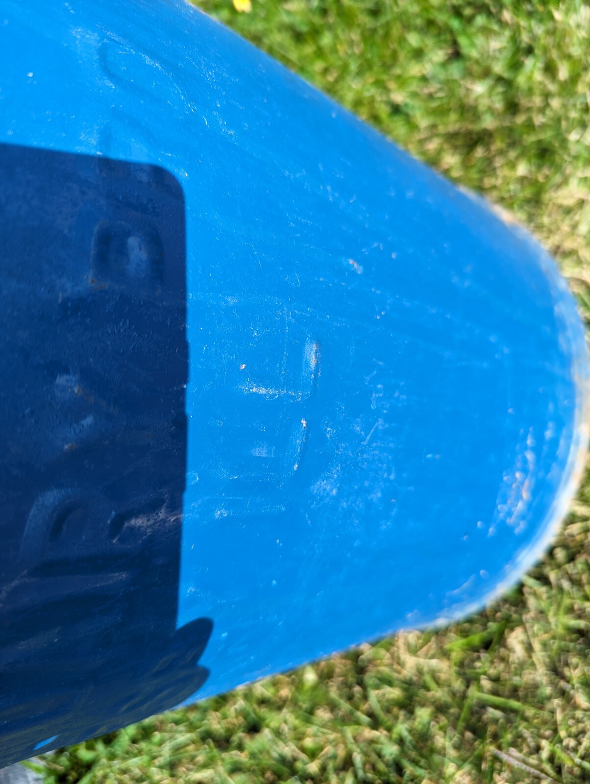 Vintage Antique Metal Supreme Dairy Pro Oglesby Illinois Blue Metal